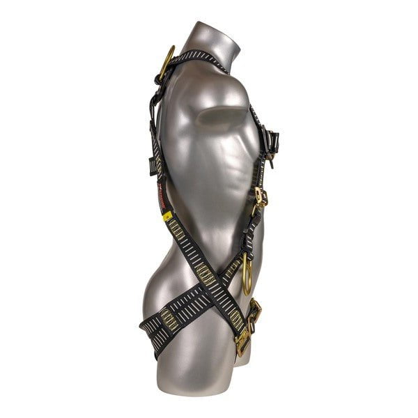 Kapture 5 Point Element Full Body Harness - Welding Series - 3 D-Rings - Mating Buckle Chest - QC Legs - All Sizes