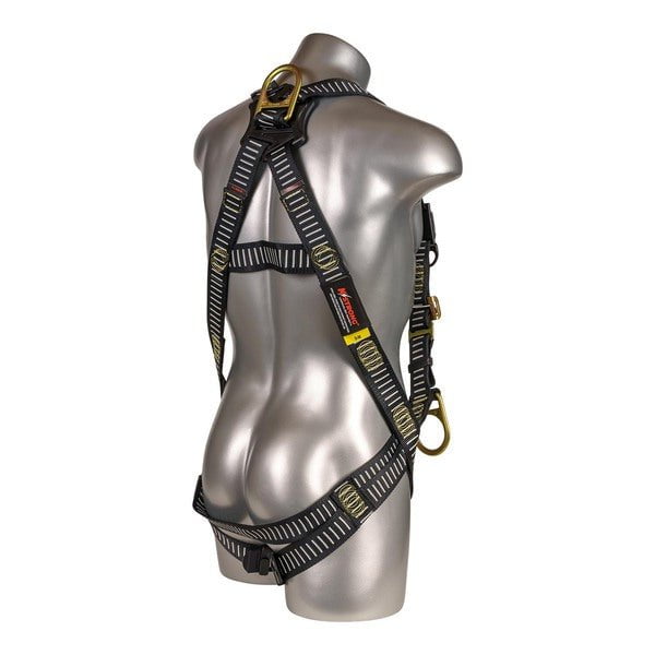 Kapture 5 Point Element Full Body Harness - Welding Series - 3 D-Rings - Mating Buckle Chest - QC Legs - All Sizes
