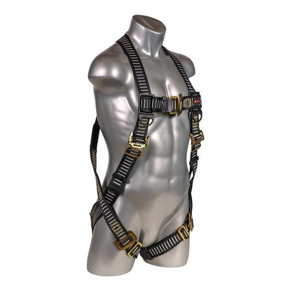 Kapture 5 Point Element Full Body Harness - Welding Series - Dorsal D-Ring - Mating Buckle Chest & Legs - All Sizes