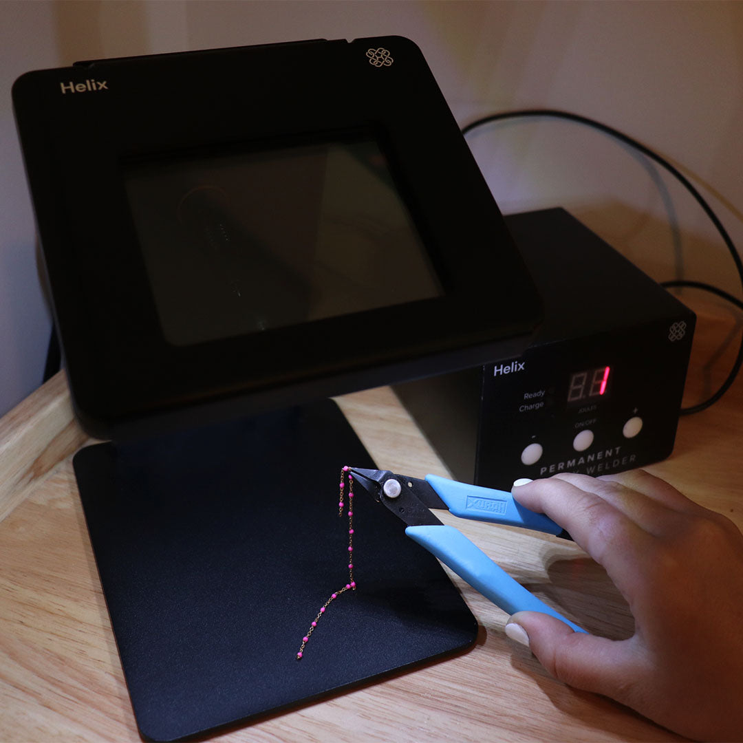 Xuron Grounded Pliers for Permanent Jewelry Welders