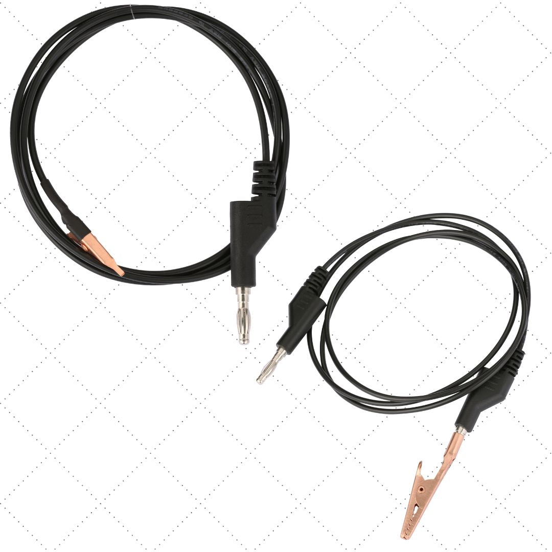 Grounding Clip on 3' Cord for Pulse Arc Welder, Alligator and Precision Style for Permanent Jewelry