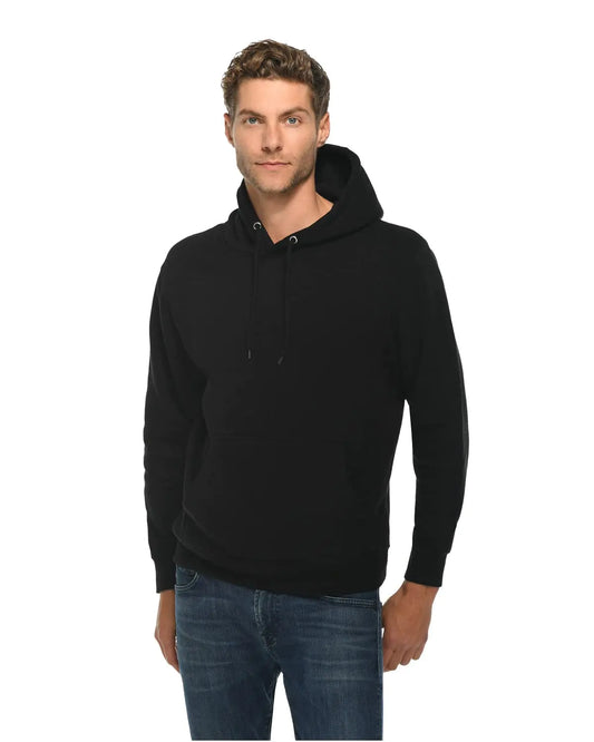 Lane Seven Unisex Premium Pullover Hooded Sweatshirt L Black